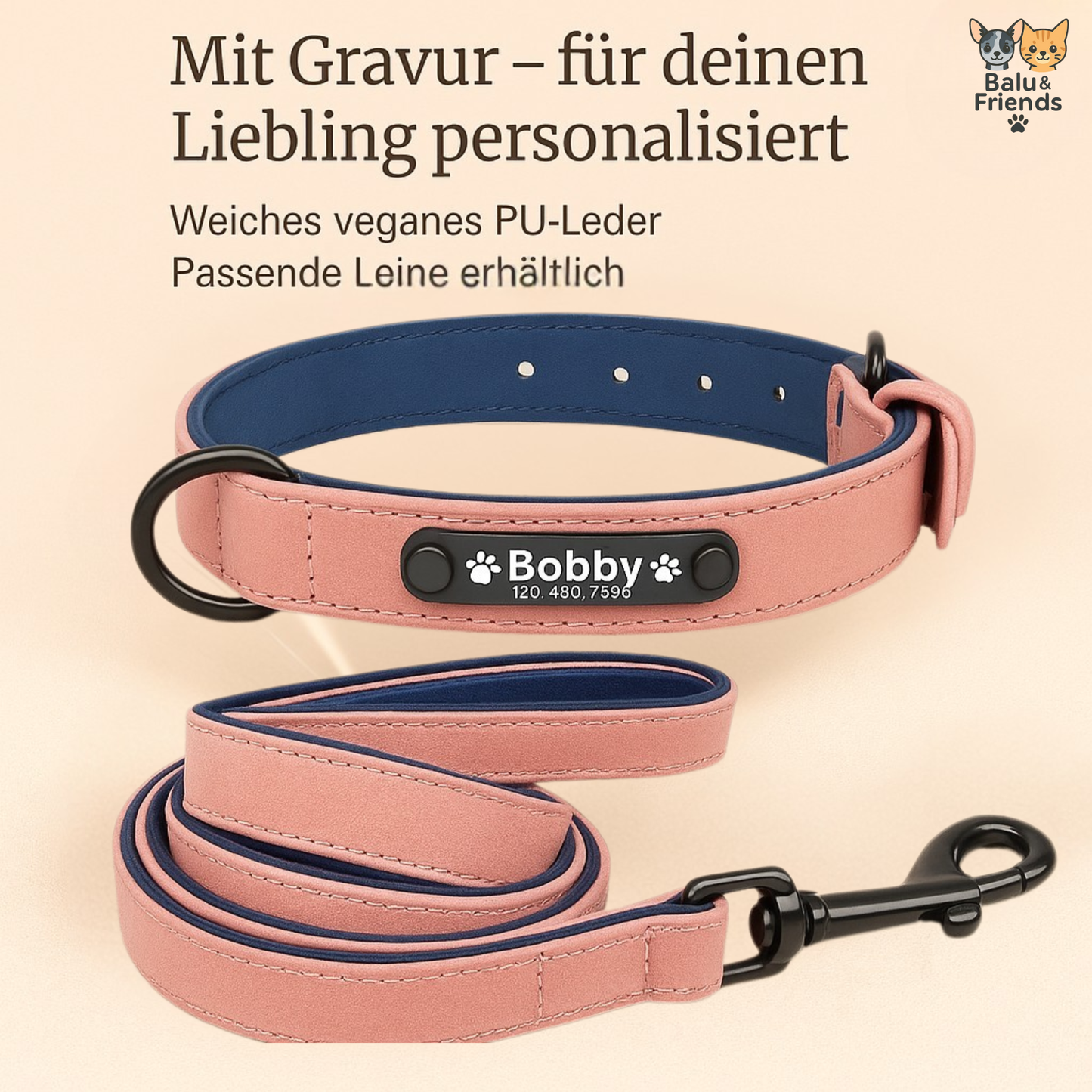 Personalisiertes Hundehalsband - Persönlichkeit und Sicherheit in einem