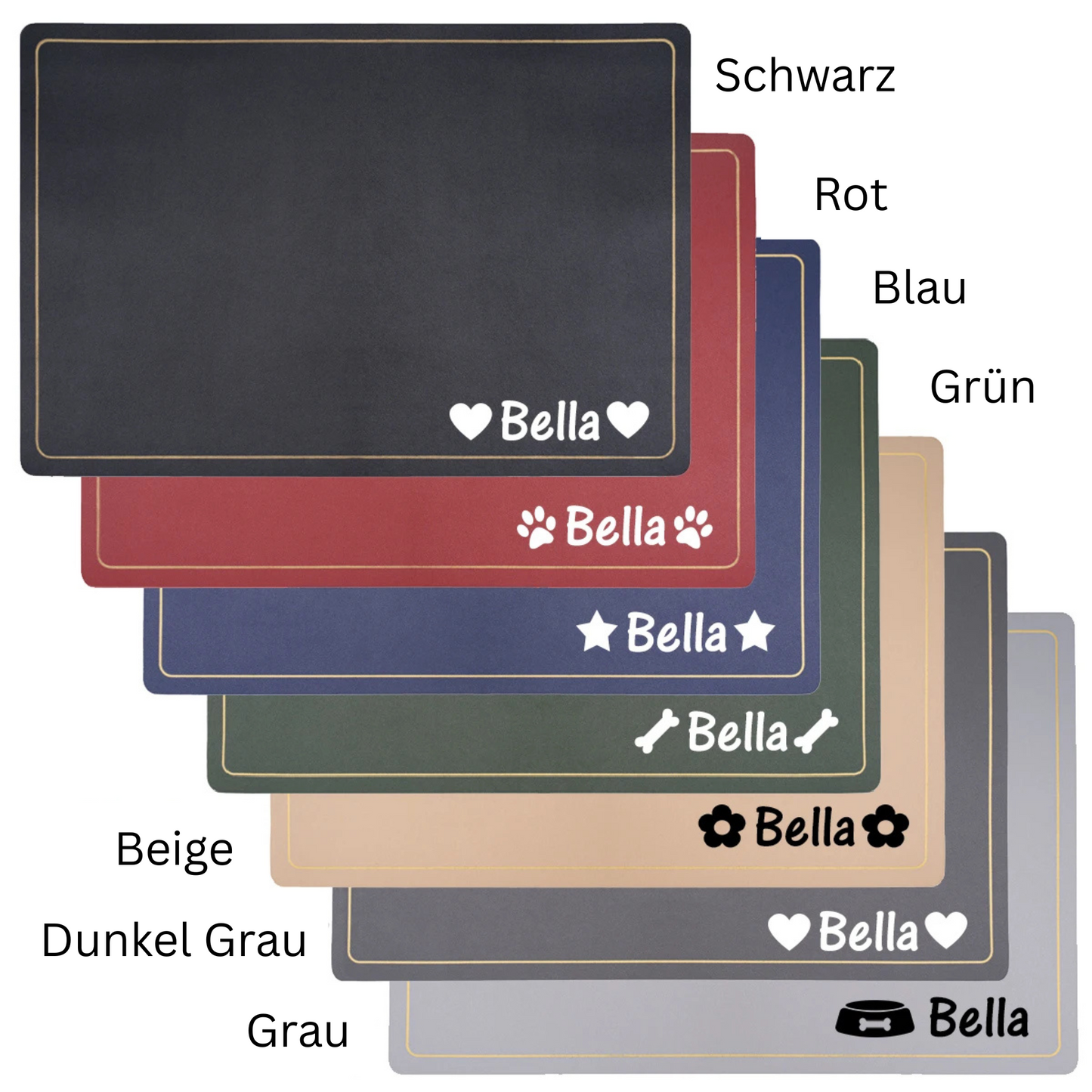 Personalisierte Napfunterlage - Dein individueller Futterplatz