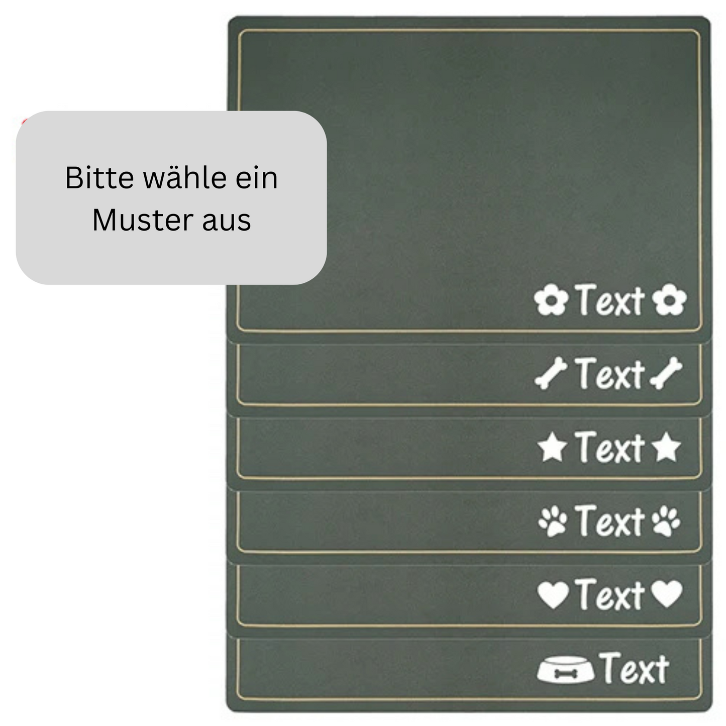 Personalisierte Napfunterlage - Dein individueller Futterplatz