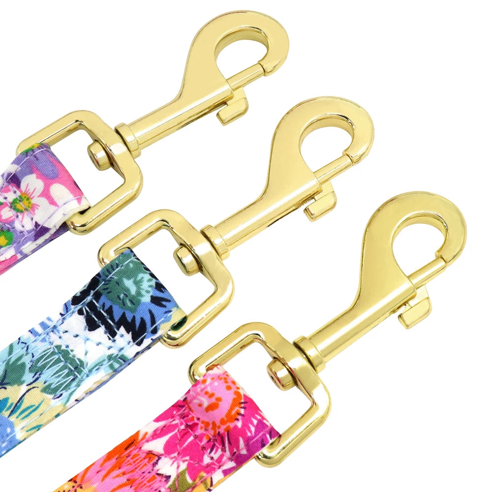 Blumiges Hundegeschirr - atmungsaktiv und reflektierend