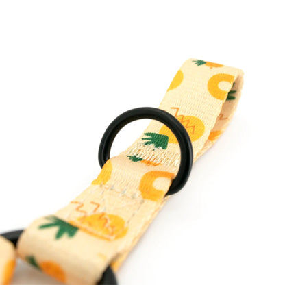 Verstellbares Hundegeschirr mit Ananas-Print