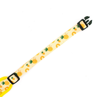 Verstellbares Hundegeschirr mit Ananas-Print