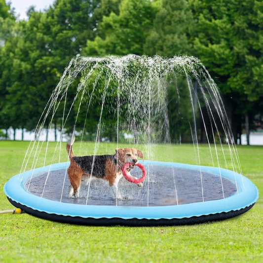 Wasserspielmatte mit Wasserstrahlen - Erfrischender Spaß im Sommer