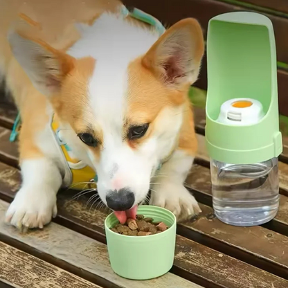 Tragbarer Futter- und Wasserspender - Ideal für unterwegs