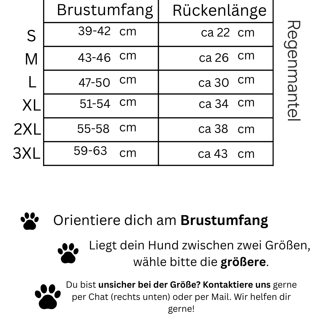 Premium Hunde-Regenmantel mit integriertem Geschirr - wasserabweisend, winddicht & reflektierend