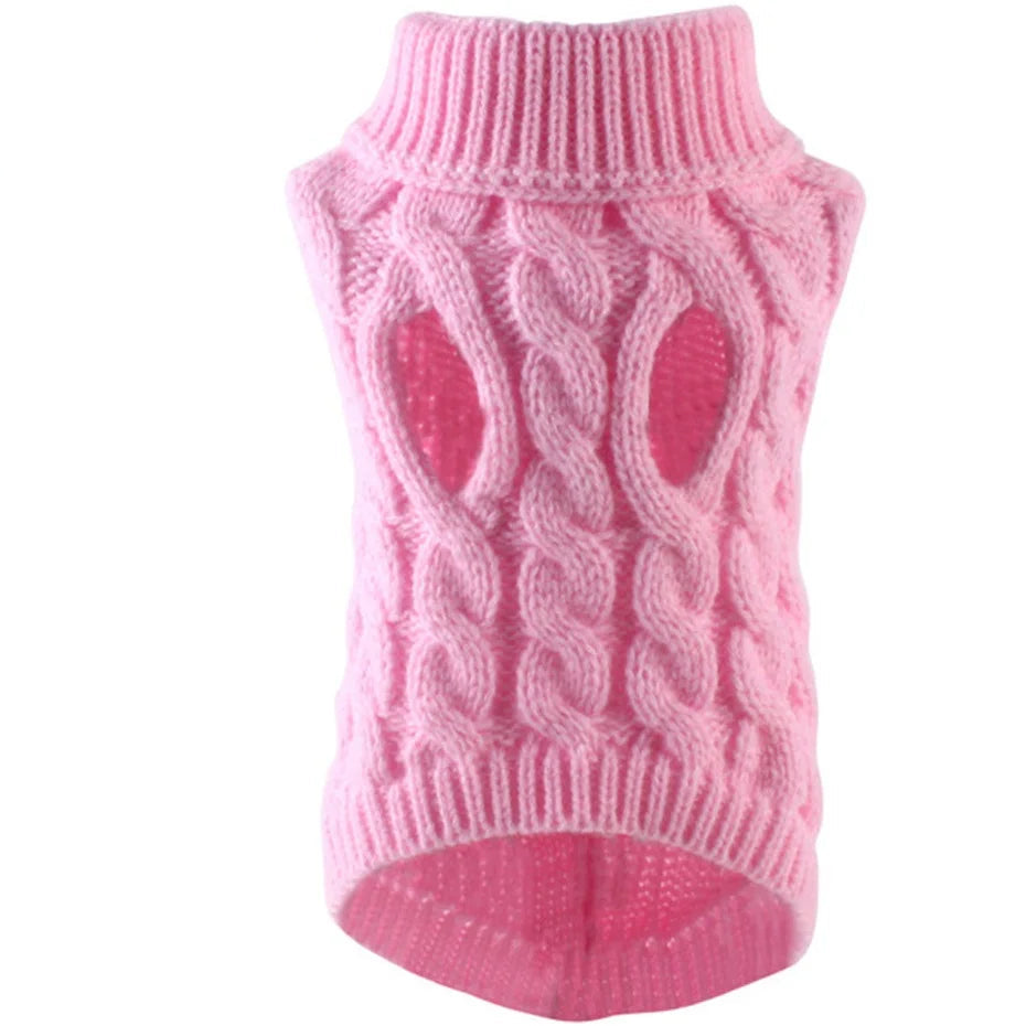 Warmer Hunde-Strickpullover – weich, elastisch & perfekt für kalte Tage