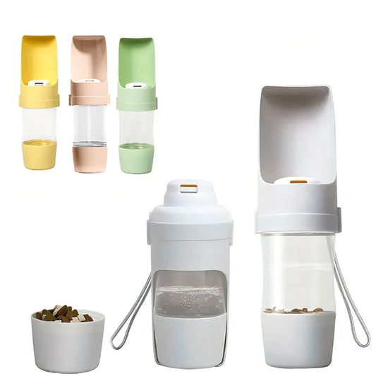 Tragbarer Futter- und Wasserspender - Ideal für unterwegs