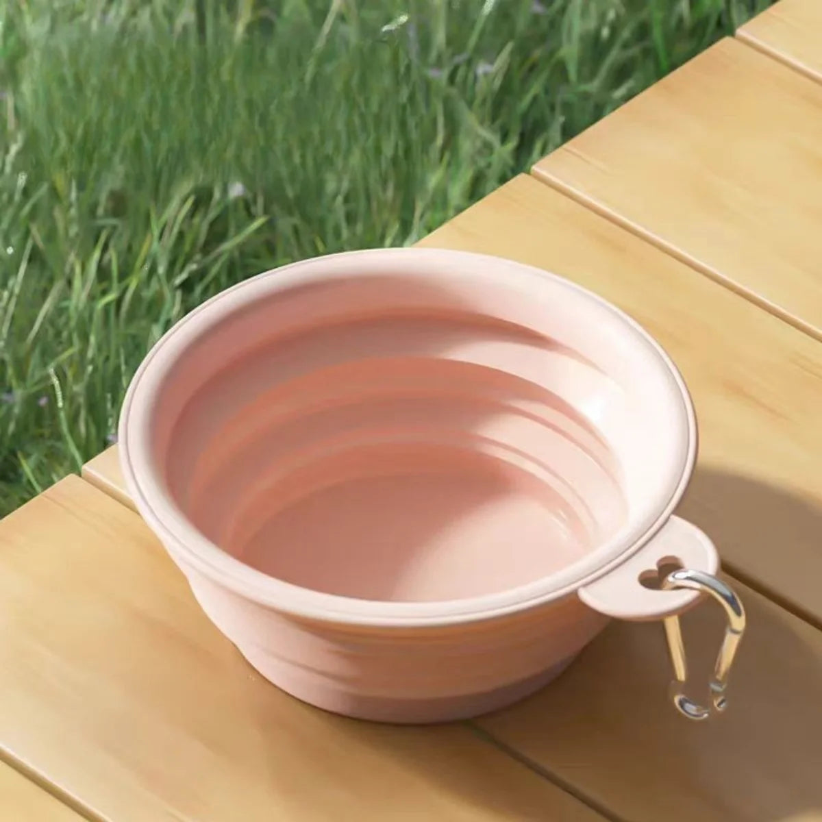 Faltbare Silikon-Hundeschüsseln 2er Set - ideal für unterwegs