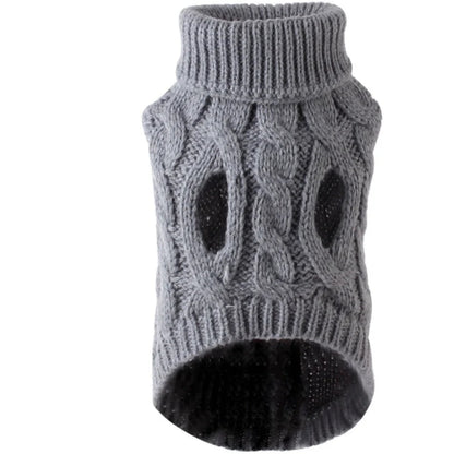 Warmer Hunde-Strickpullover – weich, elastisch & perfekt für kalte Tage