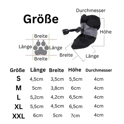 Wasserdichte Hunde-Winterschuhe - Schütze deinen Hund vor wunden Pfoten durch Salz und Kälte