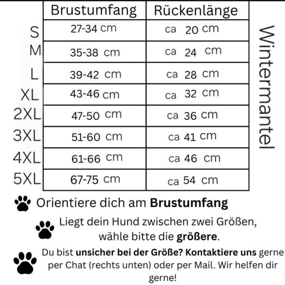 Warmer Premium Hunde-Wintermantel - mit integriertem Geschirr