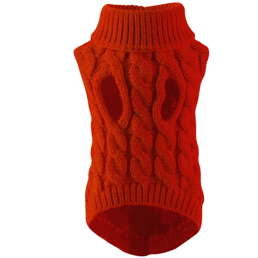 Warmer Hunde-Strickpullover – weich, elastisch & perfekt für kalte Tage