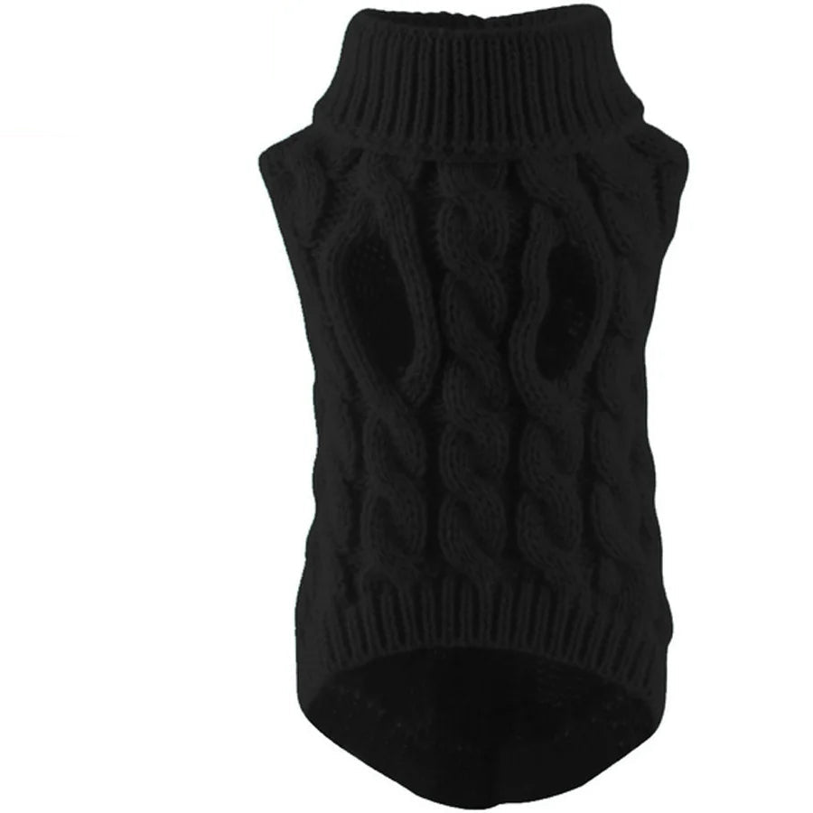 Warmer Hunde-Strickpullover – weich, elastisch & perfekt für kalte Tage