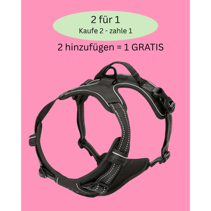 Anti-Zug Y-Geschirr mit Front-Clip – volle Kontrolle ohne Würgen