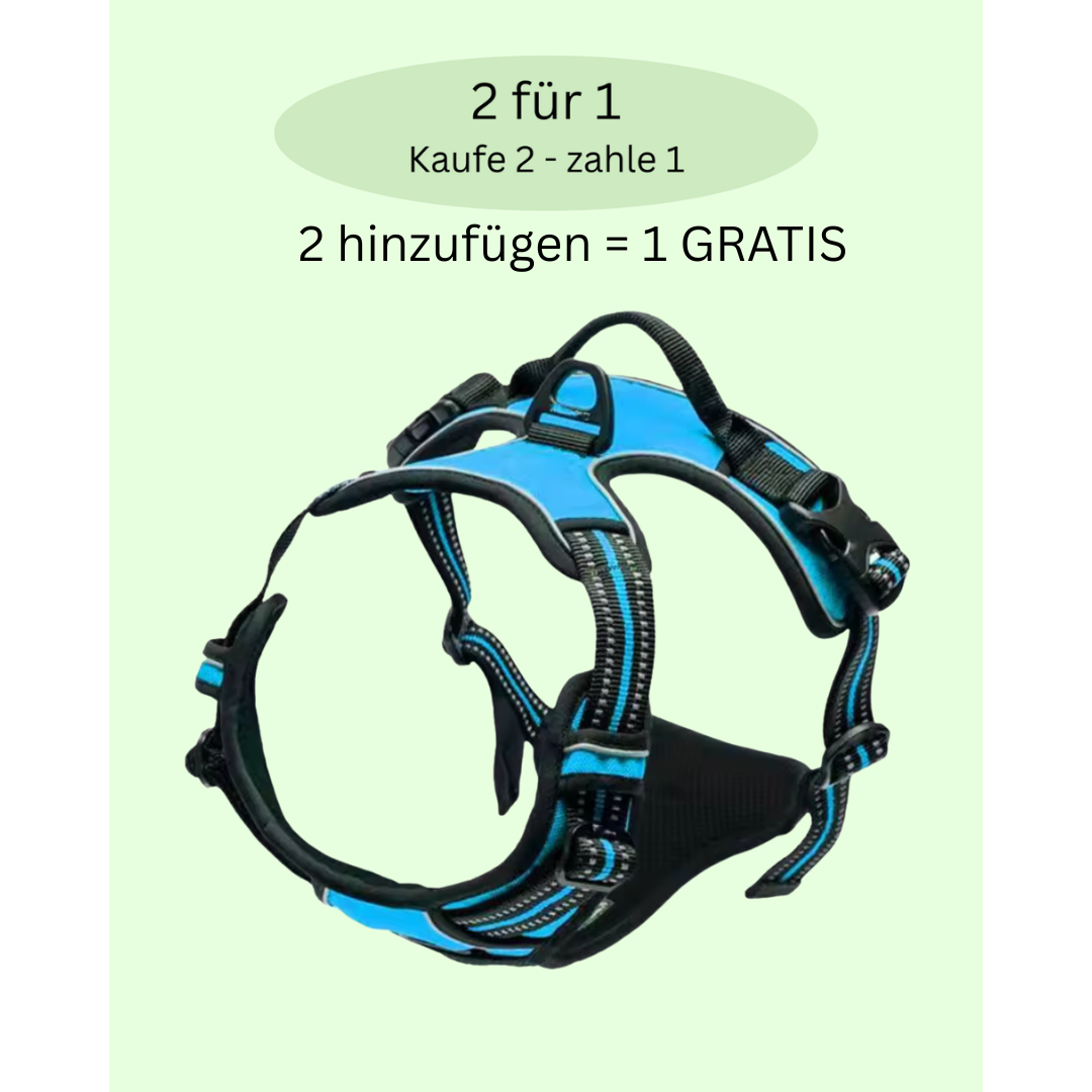 Anti-Zug Y-Geschirr mit Front-Clip – volle Kontrolle ohne Würgen