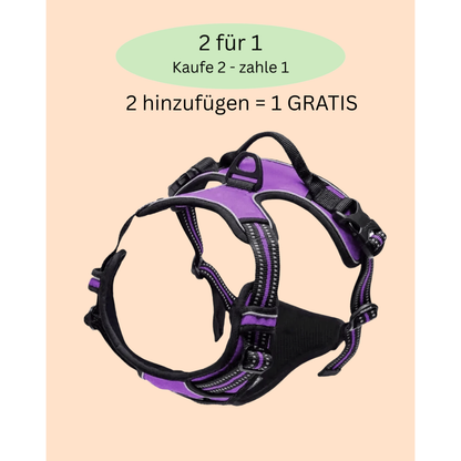 Anti-Zug Y-Geschirr mit Front-Clip – volle Kontrolle ohne Würgen