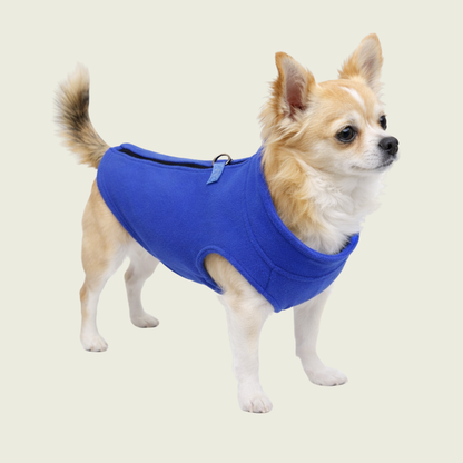 Übergangsweste aus Fleece mit integriertem Leinenring