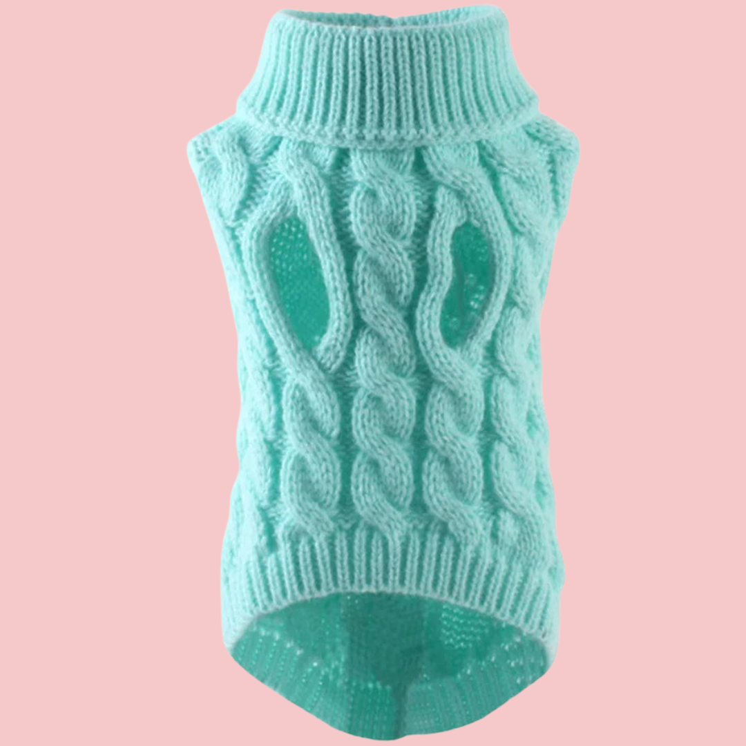 Warmer Hunde-Strickpullover – weich, elastisch & perfekt für kältere Tage