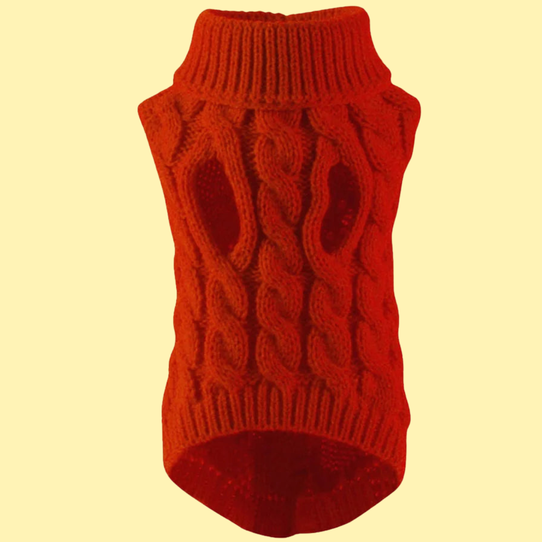 Warmer Hunde-Strickpullover – weich, elastisch & perfekt für kältere Tage