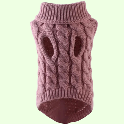 Warmer Hunde-Strickpullover – weich, elastisch & perfekt für kältere Tage