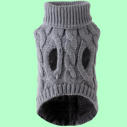 Warmer Hunde-Strickpullover – weich, elastisch & perfekt für kältere Tage