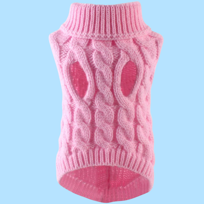 Warmer Hunde-Strickpullover – weich, elastisch & perfekt für kältere Tage