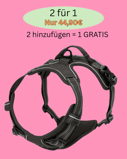 Schluss mit Ziehen an der Leine – Anti-Zug Y-Geschirr mit Brust-Clip