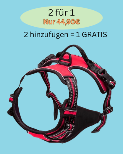 Schluss mit Ziehen an der Leine – Anti-Zug Y-Geschirr mit Brust-Clip
