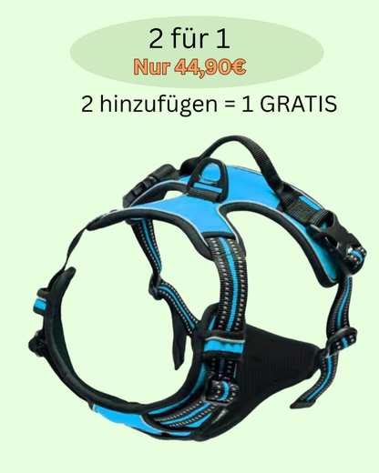 Schluss mit Ziehen an der Leine – Anti-Zug Y-Geschirr mit Brust-Clip