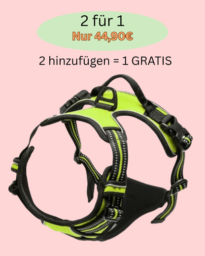 Schluss mit Ziehen an der Leine – Anti-Zug Y-Geschirr mit Brust-Clip