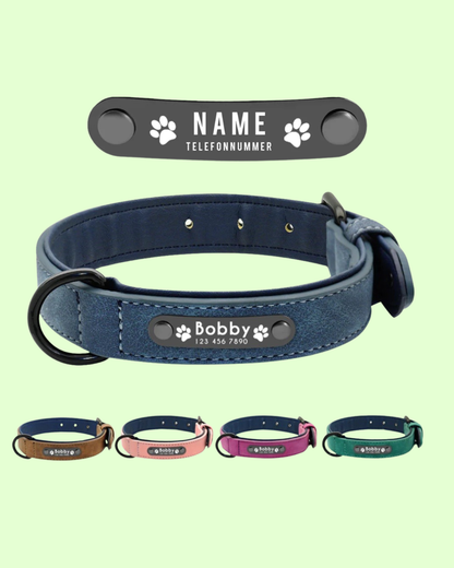 Personalisiertes Hundehalsband – mit Name & Telefonnummer für mehr Sicherheit
