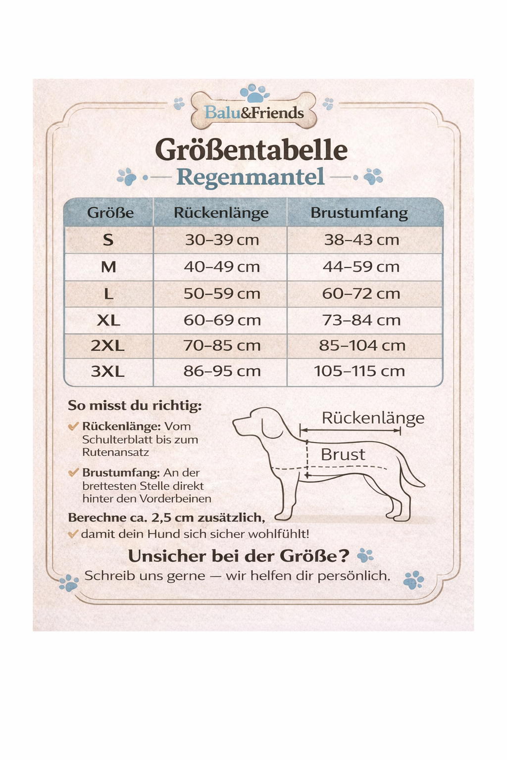 Wasserabweisender Regenmantel - Endlich Schluss mit nassem Fell