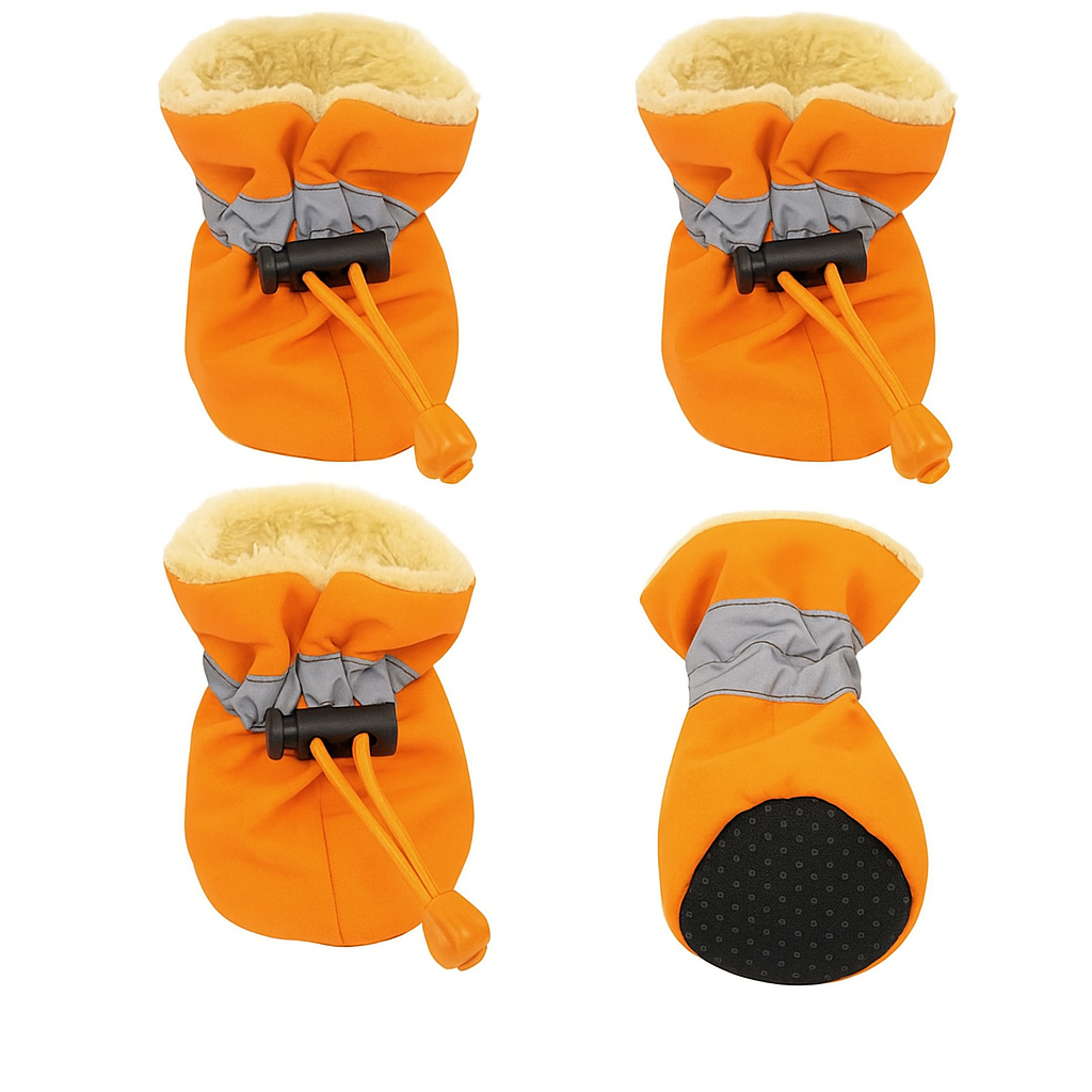Wasserdichte Hunde-Winterschuhe - Schütze deinen Hund vor wunden Pfoten durch Salz und Kälte