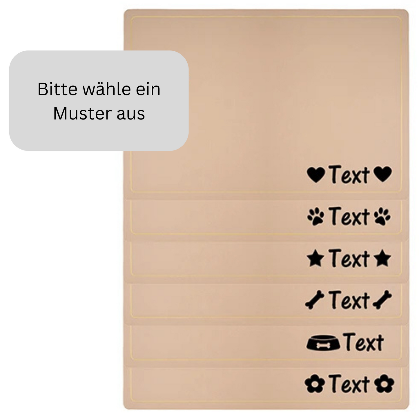 Personalisierte Napfunterlage - Dein individueller Futterplatz