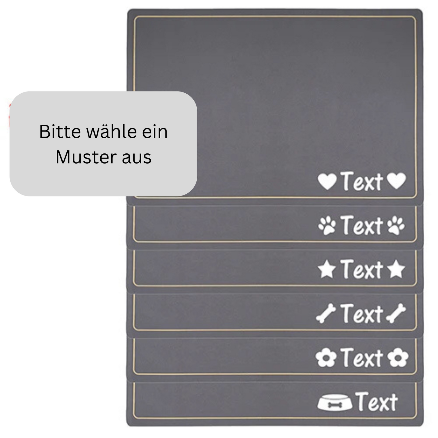 Personalisierte Napfunterlage - Dein individueller Futterplatz