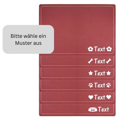 Personalisierte Napfunterlage - Dein individueller Futterplatz