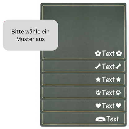 Personalisierte Napfunterlage - Dein individueller Futterplatz