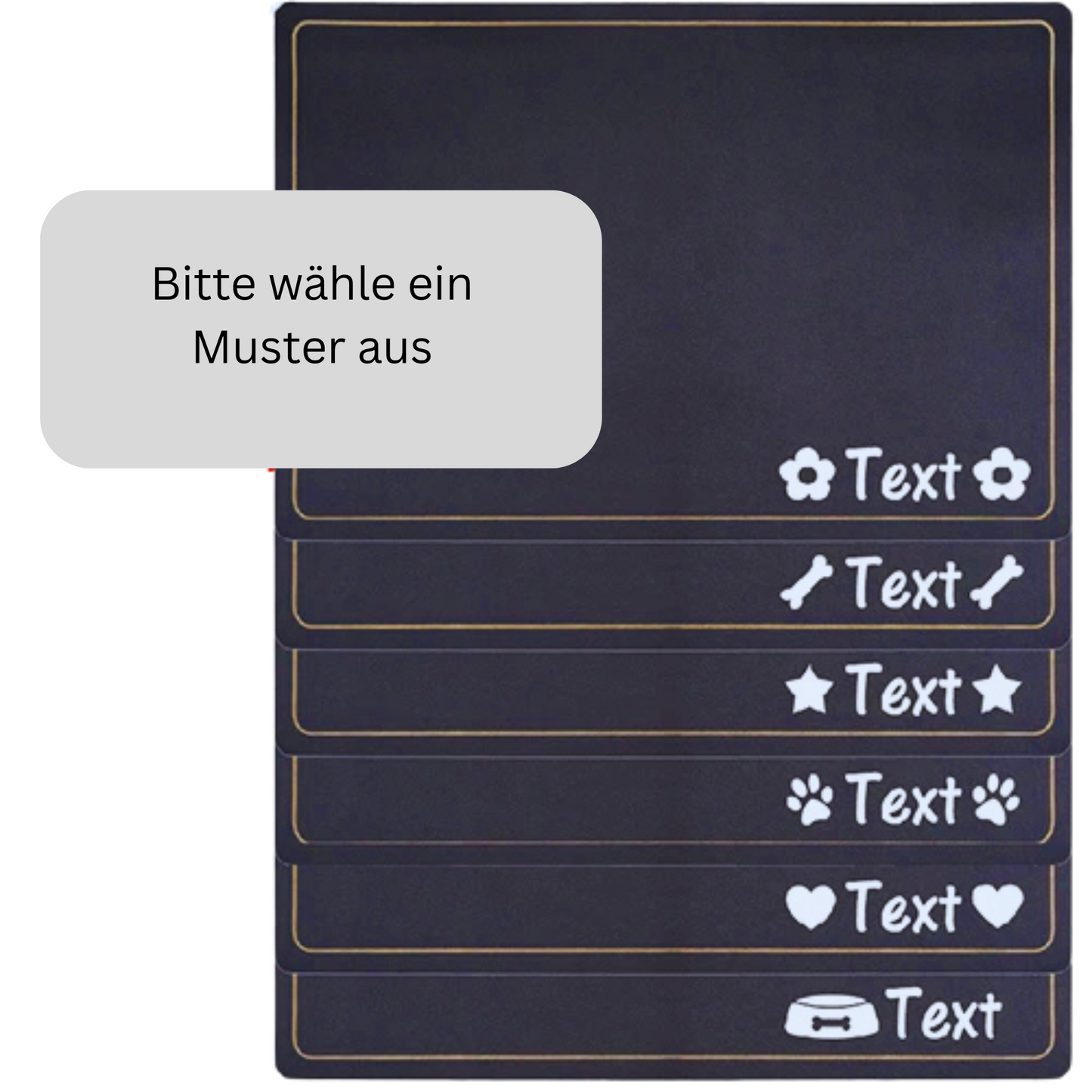 Personalisierte Napfunterlage - Dein individueller Futterplatz